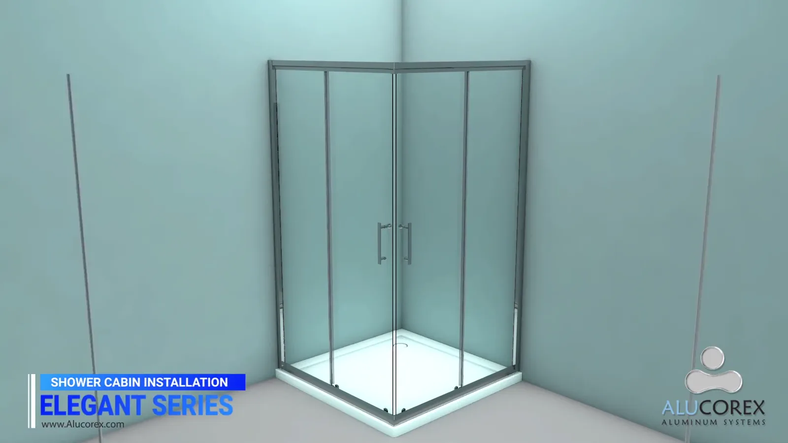 X2Mate.Com Alucorex Elegant Series Duşakabin Montajı Bath Enclosures Installation (1080P)