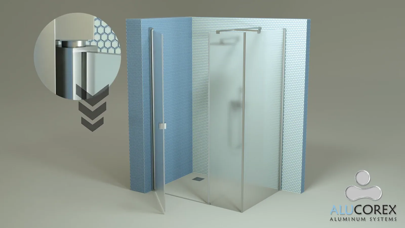X2Mate.Com Alucorex Grozzi Series Duşakabin Montajı Bath Enclosures Installation (1080P)