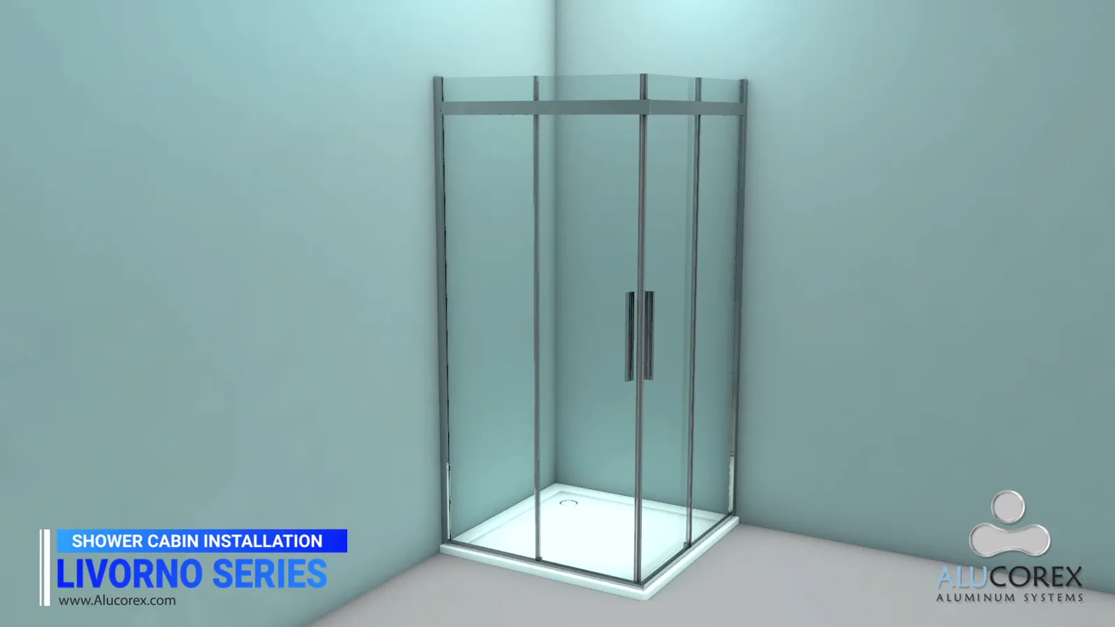 X2Mate.Com Alucorex Livorno Series Duşakabin Montajı Shower Enclosure Installation (1080P)