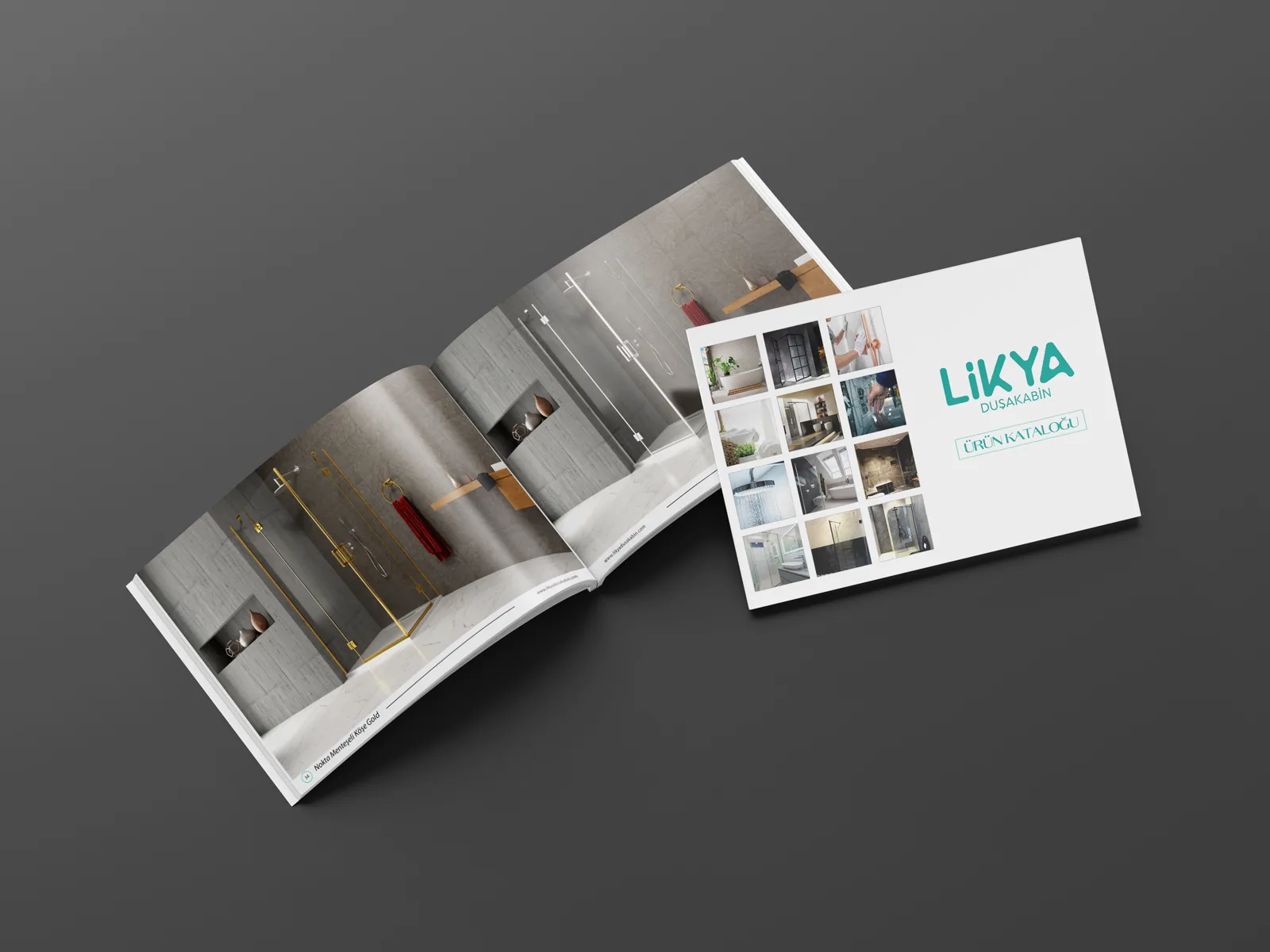 Perfect Binding Brochure Mockup 5